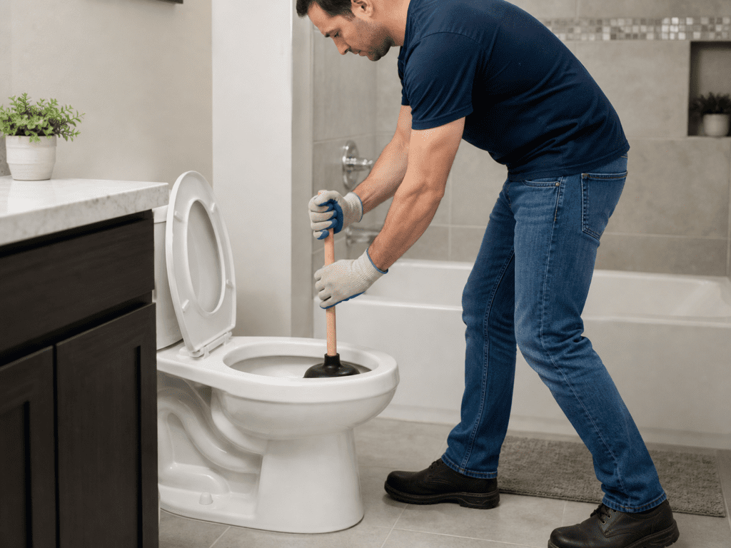 Como Usar o Desentupidor de Vaso: Técnica Profissional